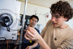 Students Work on a project