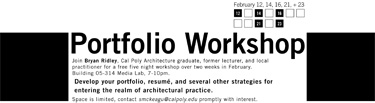 Image of Portfolio Workshop