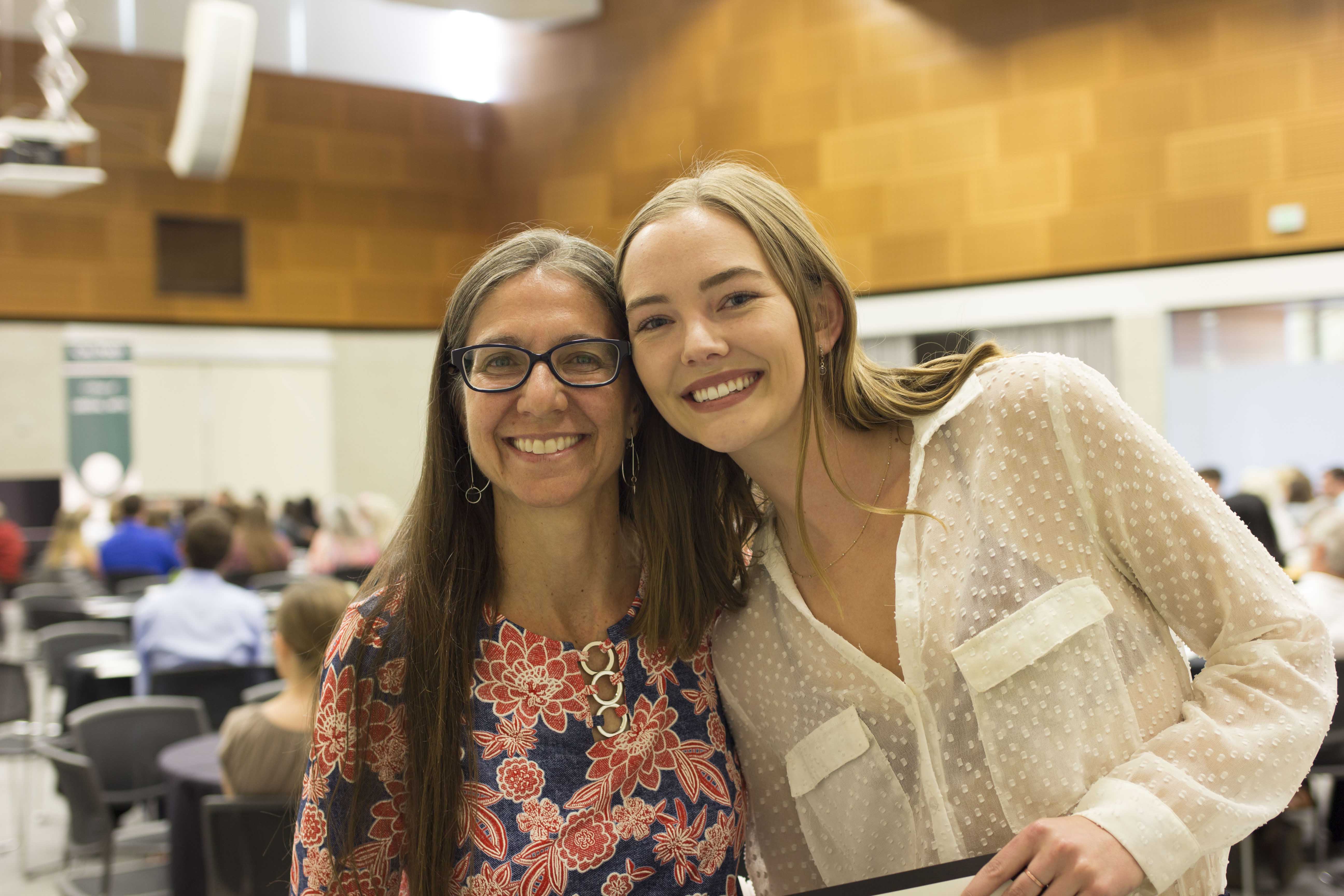 Noelle Merrihew with Sky Bergman