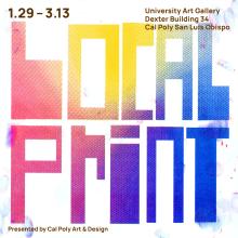 Local Print, an exhibition and community workshop at University Art Gallery