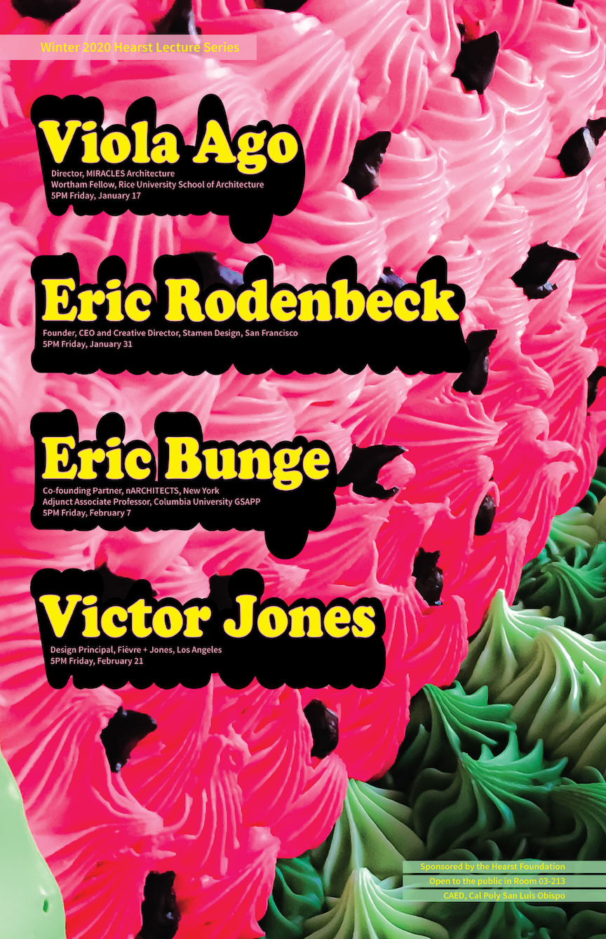 Winter 2020 Hearst Lecture Series poster