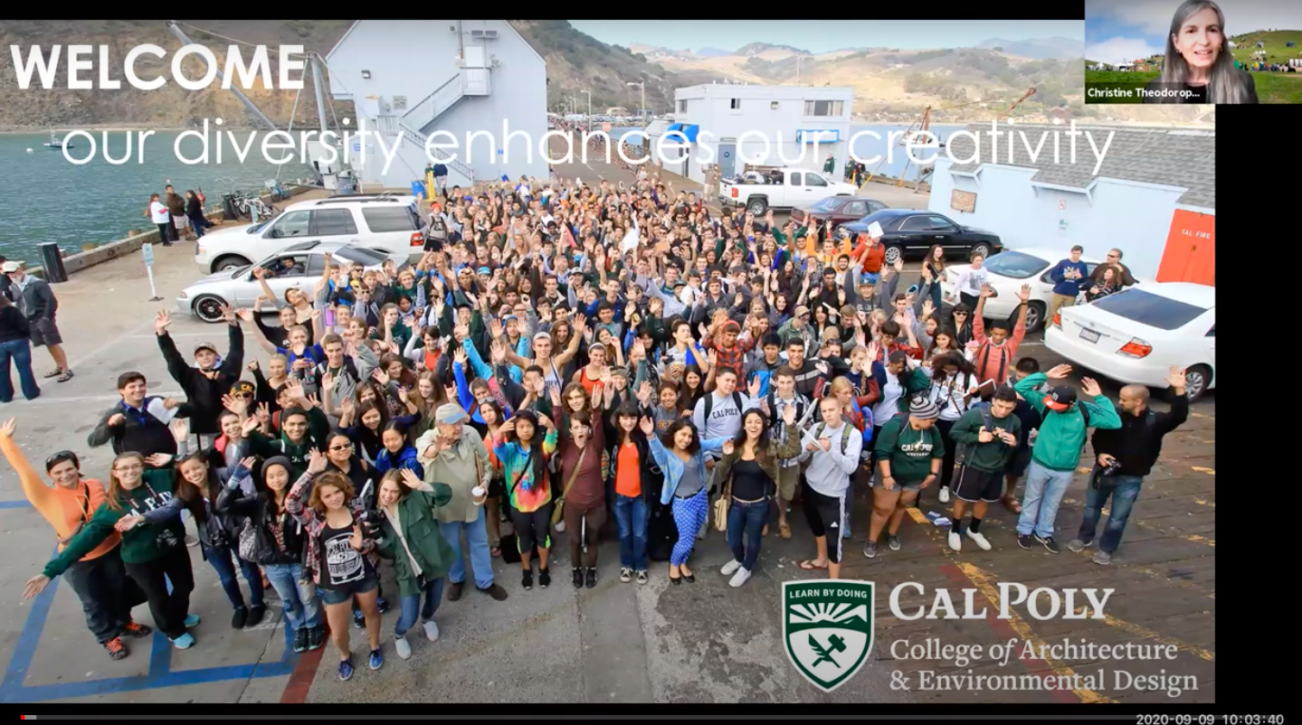 Cal Poly College of Architecture and Environmental Design Virtual Fall ...