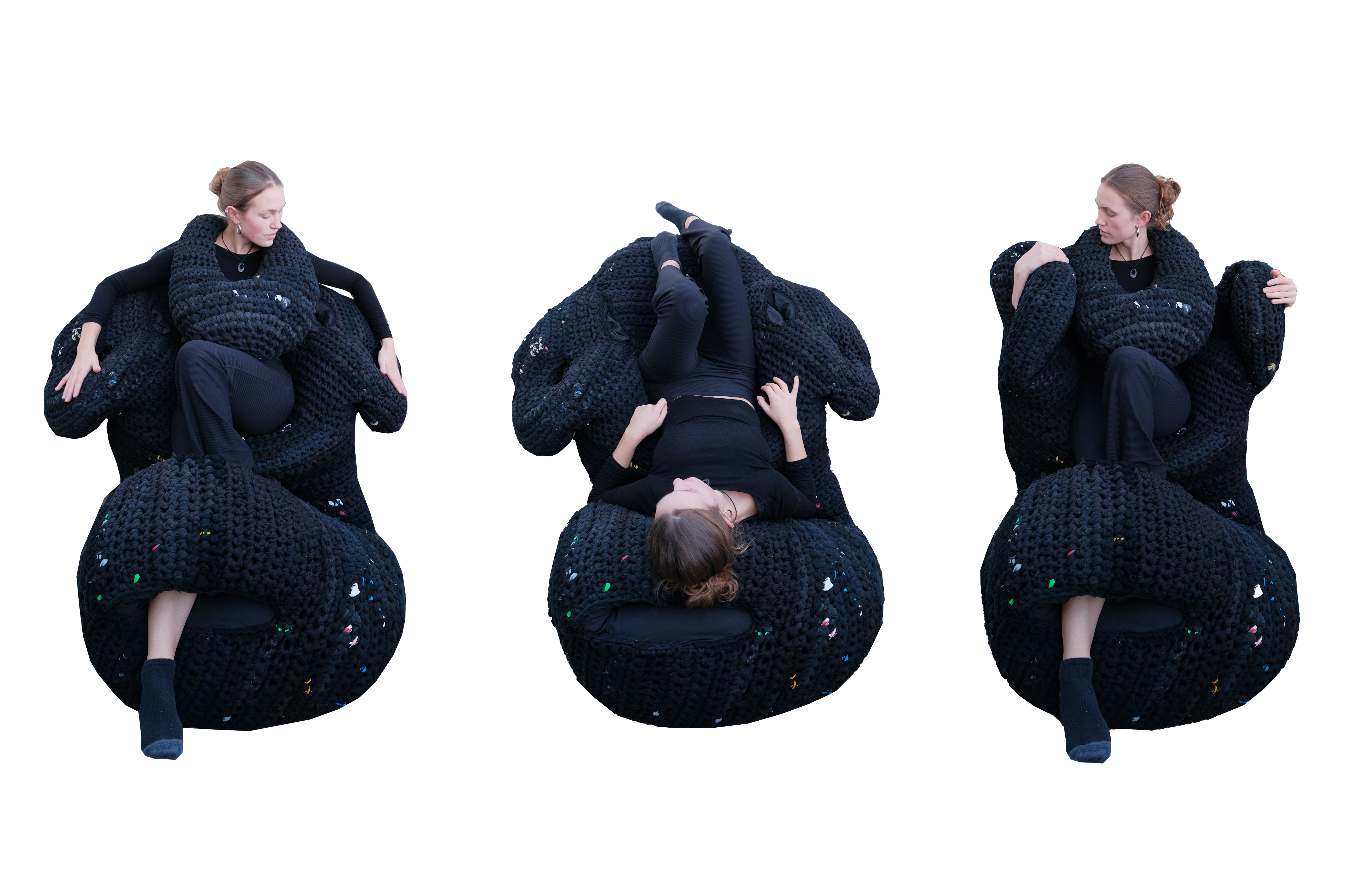 Grace's design, modeled by Grace