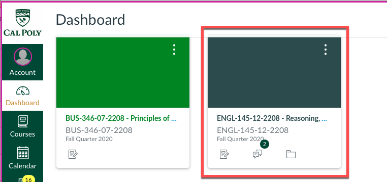 Cross-Listed course, only primary appears