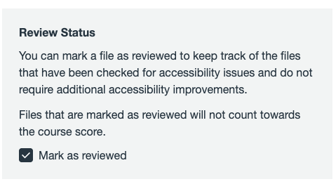 Review Status