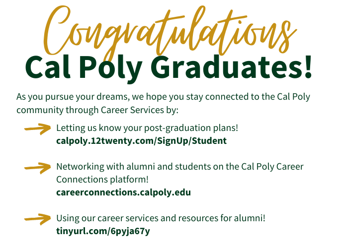 Home Career Services Cal Poly, San Luis Obispo