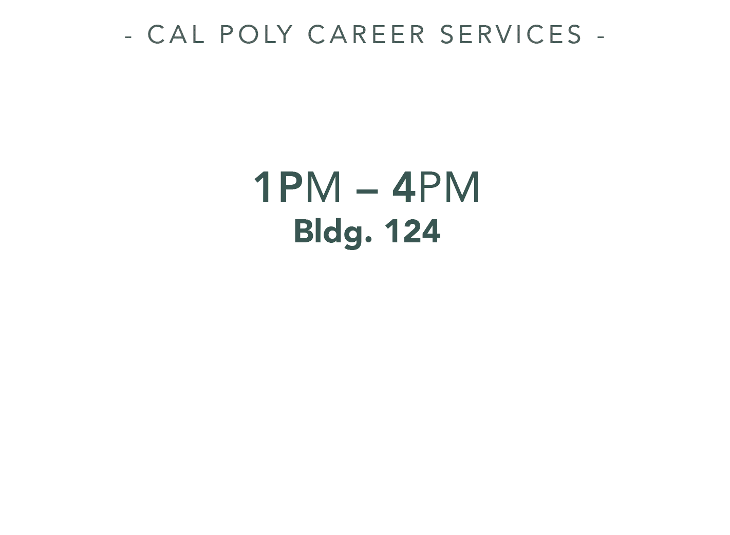 Home Career Services Cal Poly, San Luis Obispo