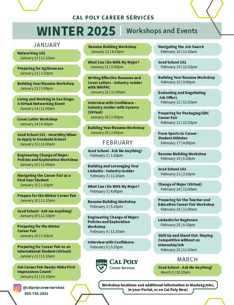 winter workshop flyer