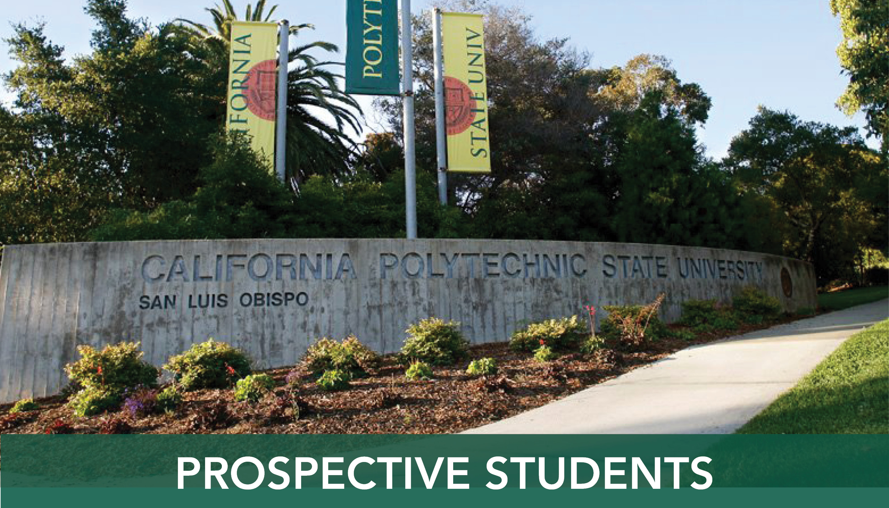 Cal Poly campus sign Cal Poly campus sign