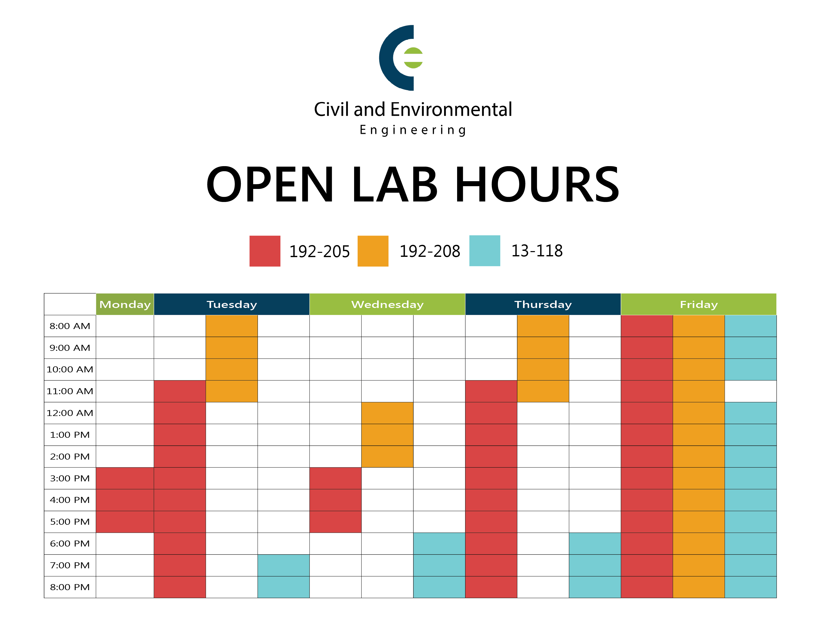 Open Lab Hours Open Lab Hours