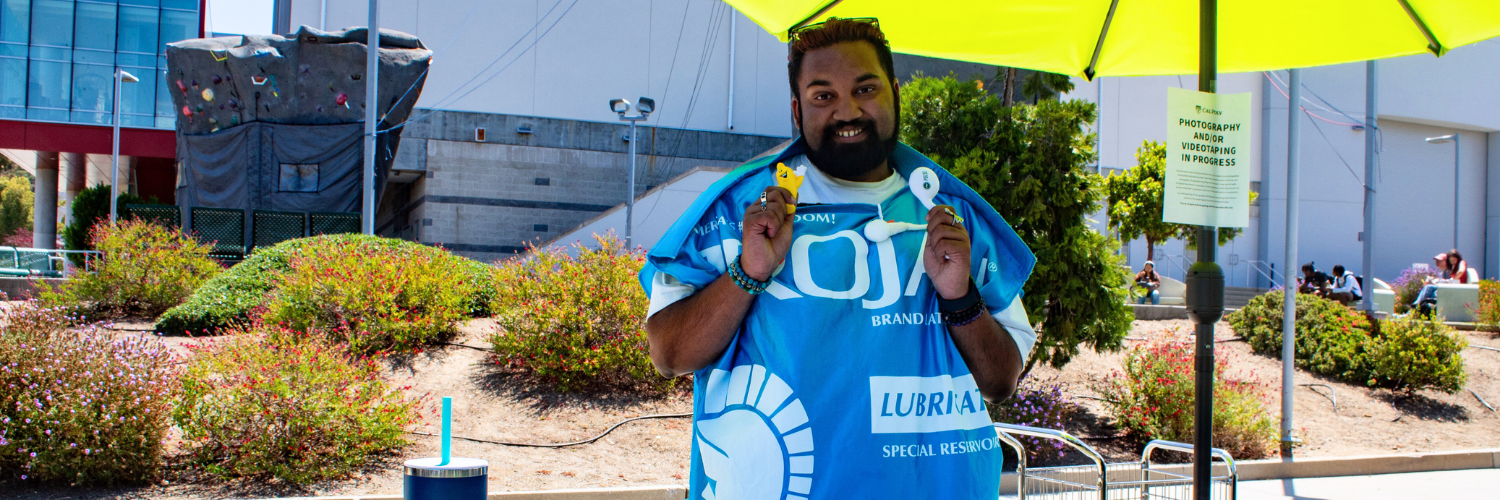 Health Educator in Condom Costume!