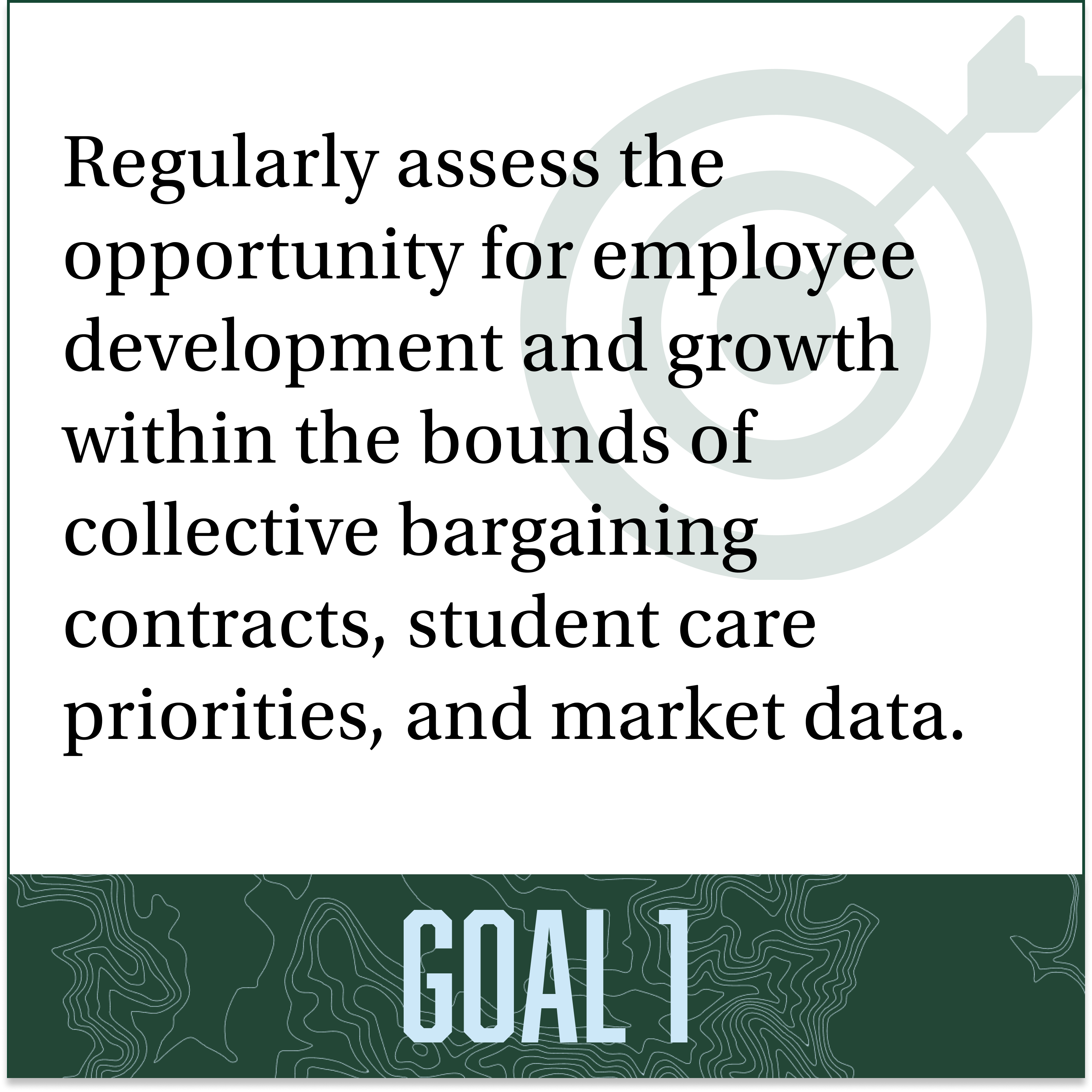 Cultivate Our Team's Goal 1