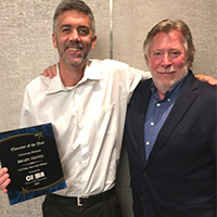 Brady Teufel, Cal Poly Journalism professor and educator of the year