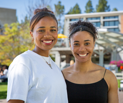 Genesis Glover and her sister Maya Glover