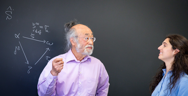 Math professor Goro Kato and math student Elli Sumera
