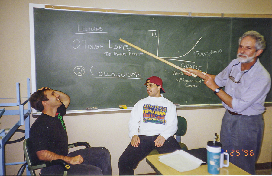 Tony Aghazarian as a Cal Poly student