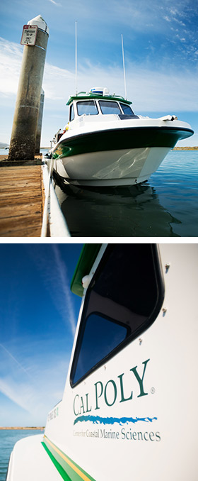 Cal Poly marine research boat