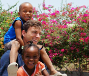 Cooper Ehlers with two children