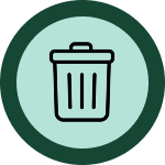 Trashcan icon for TidyUp
