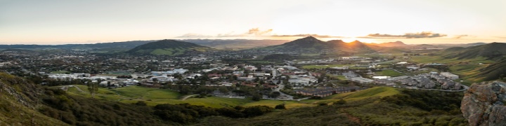 Cal Poly aerial view of campus