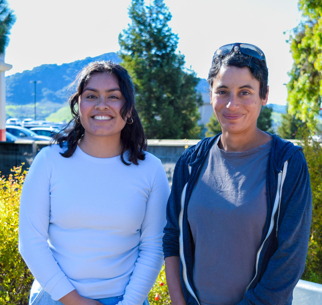 Andrea Hernandez with Seeta Sistla.