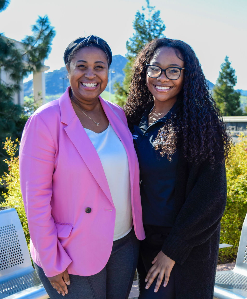 Aniyah DuBose with Dr. Jennifer Beatty-Wright