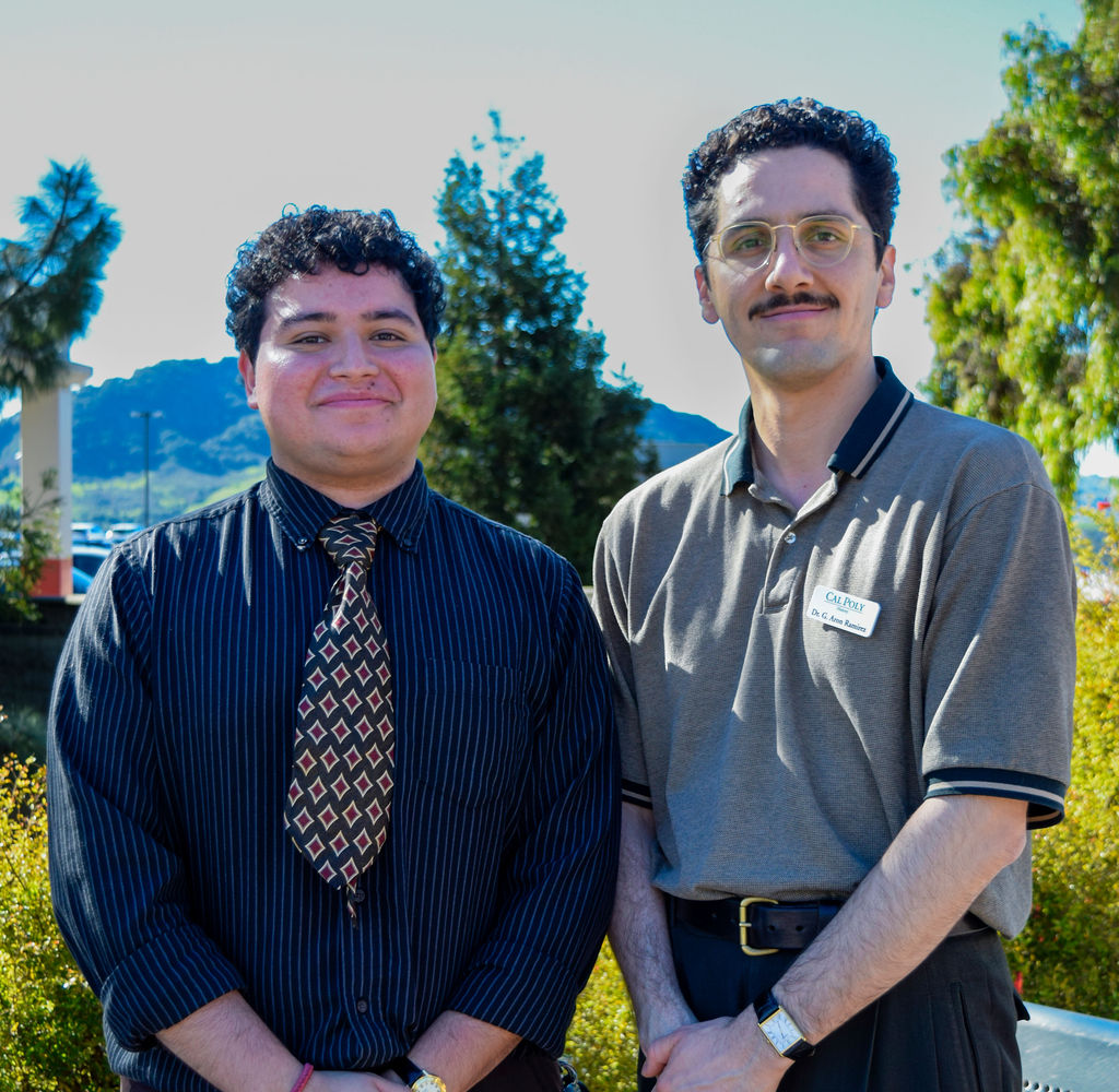 Edwin F. Villalobos with Aron Ramirez.