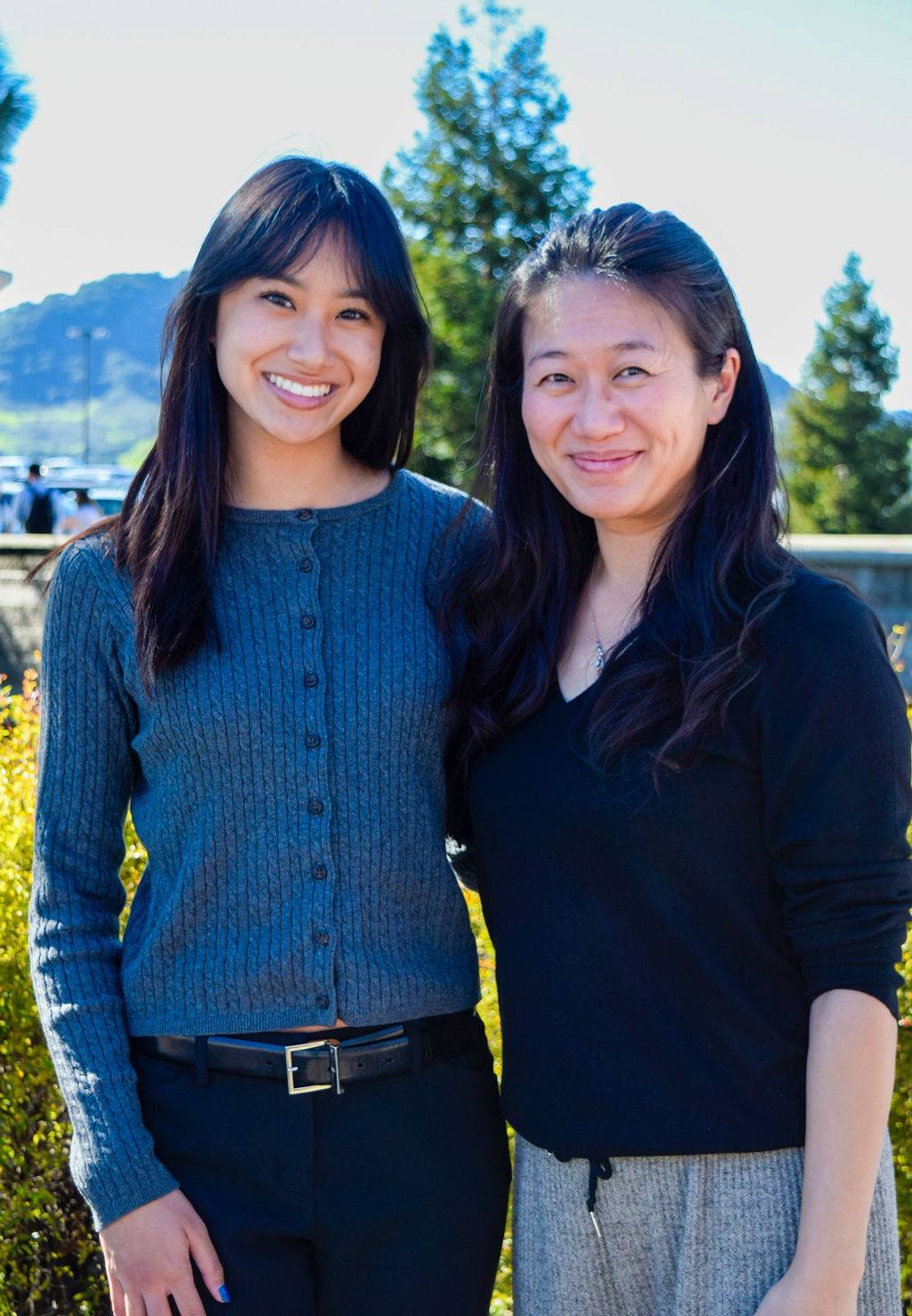 Katelyn Au with Christine Lee.
