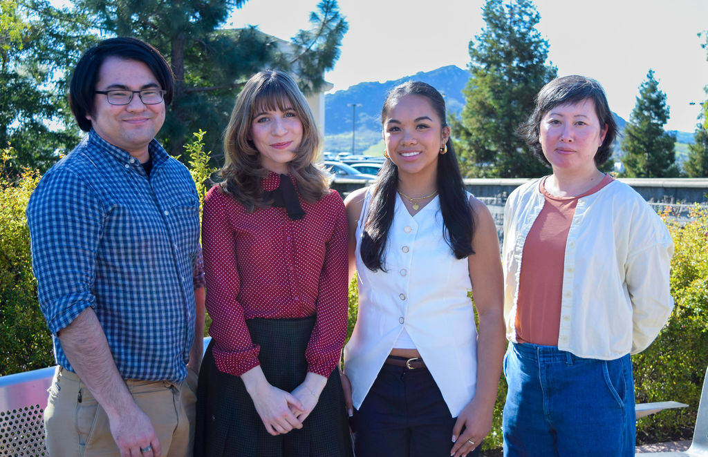 Mylina Megino and Kennedy Ray with Kyle Tanaka and Jayme Yen.
