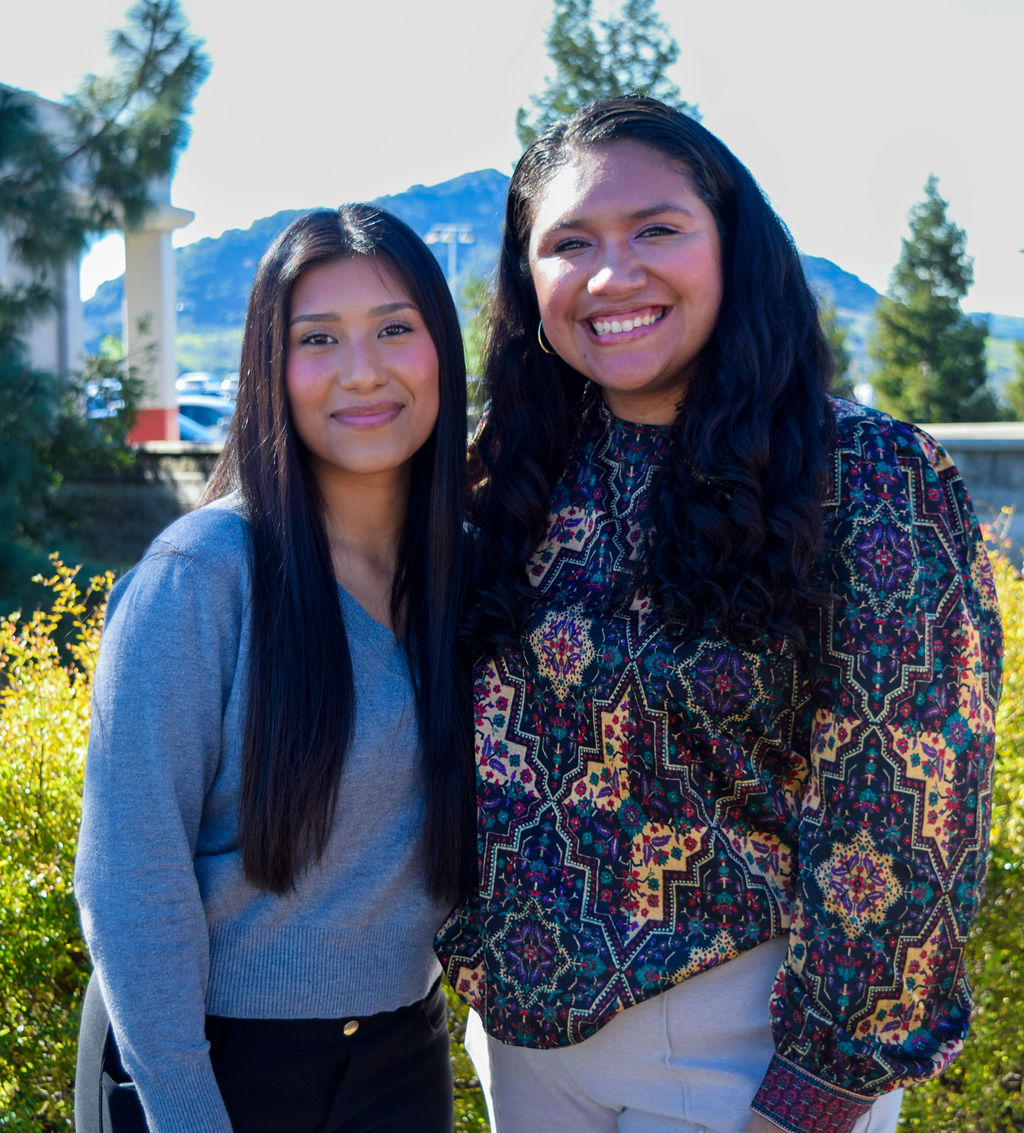 Noemi Corona Calvario with Lizvette Villafaña.