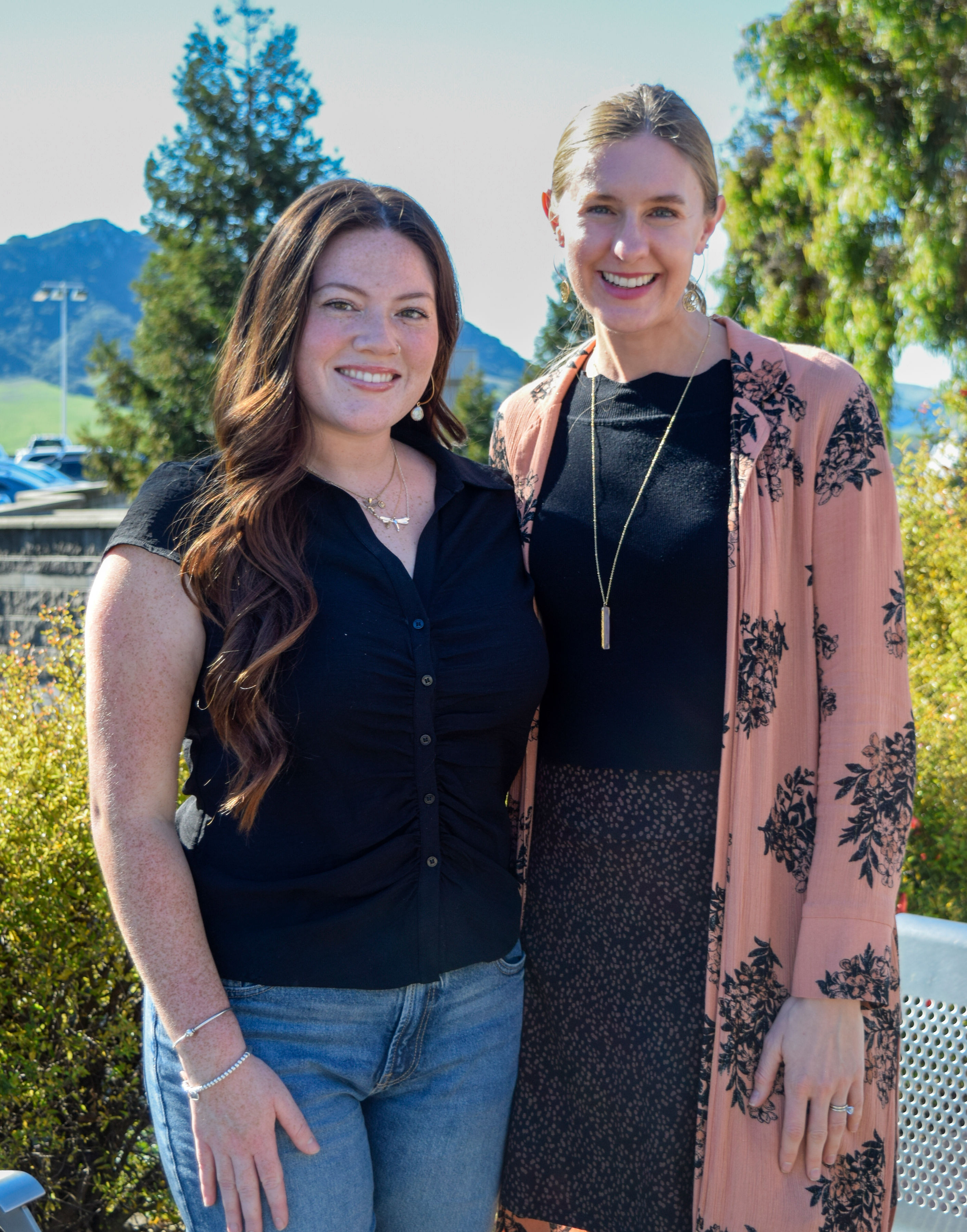 Savannah Aguiar with Krista Speicher Sarraf.