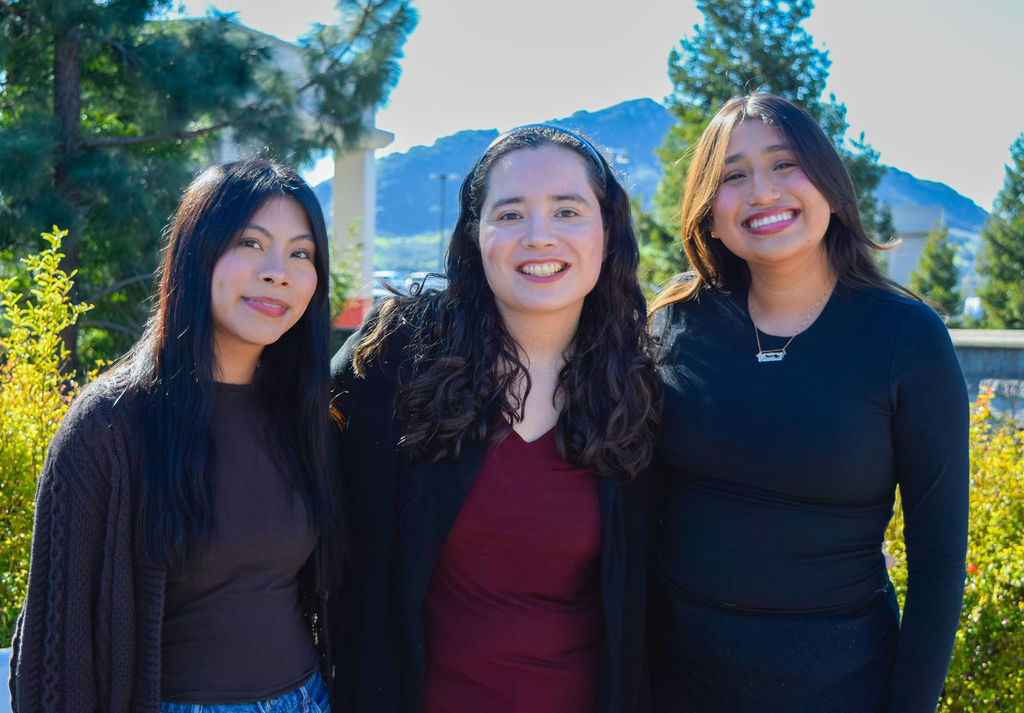 Jessica Garcia-Tapia and Citlali Luna with Dr. Perla Ramos Carranza.