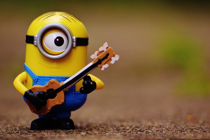 Minion with Guitar