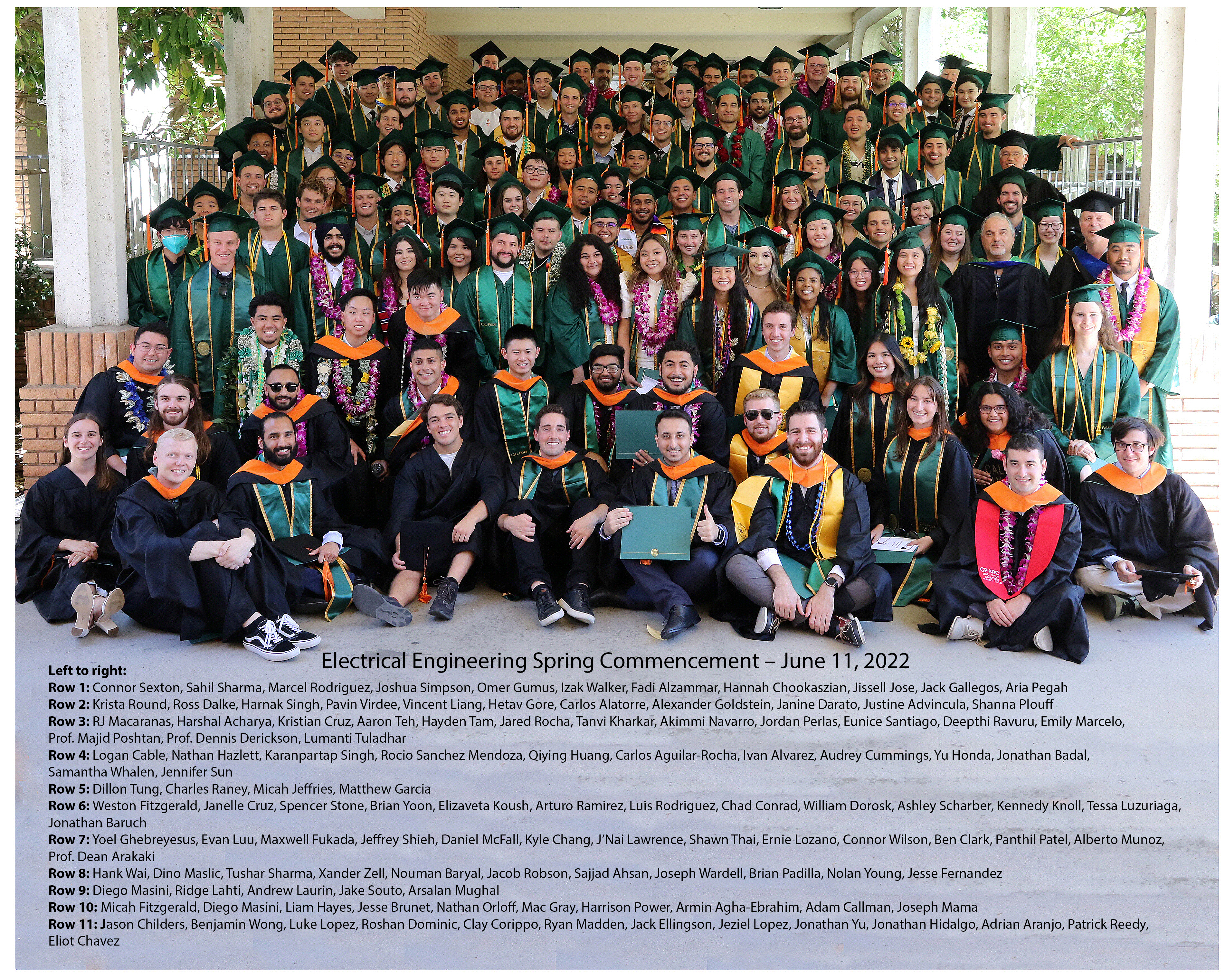 EE graduating class group photo