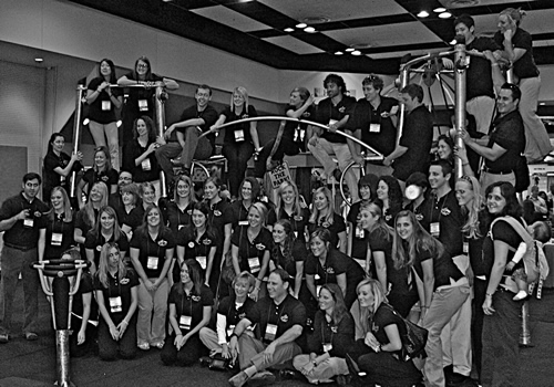 RPTA students and faculty pose at CPRS in Santa Clara in 2009