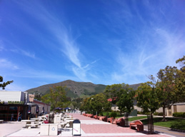 Spring sky at Cal Poly