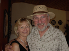 Prof Moyer with her husband Dr. John Bullaro