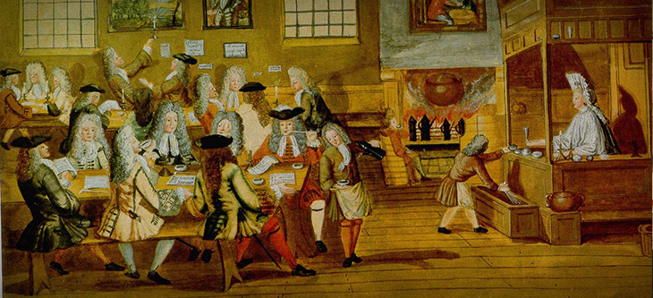 Anonymous Interior of a London Coffee House, 1668