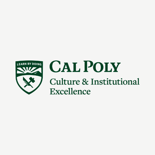 Cal Poly Culture and Institutional Excellence logo.