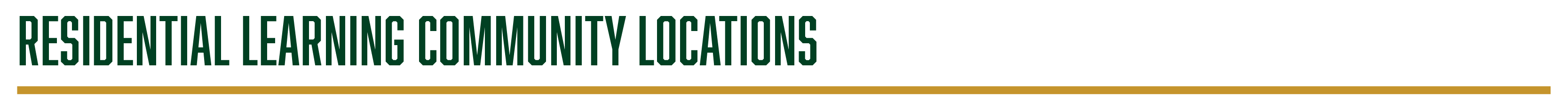 residential learning community locations header