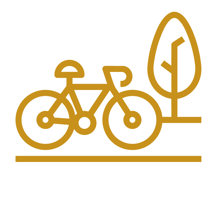 outdoors and bike icon