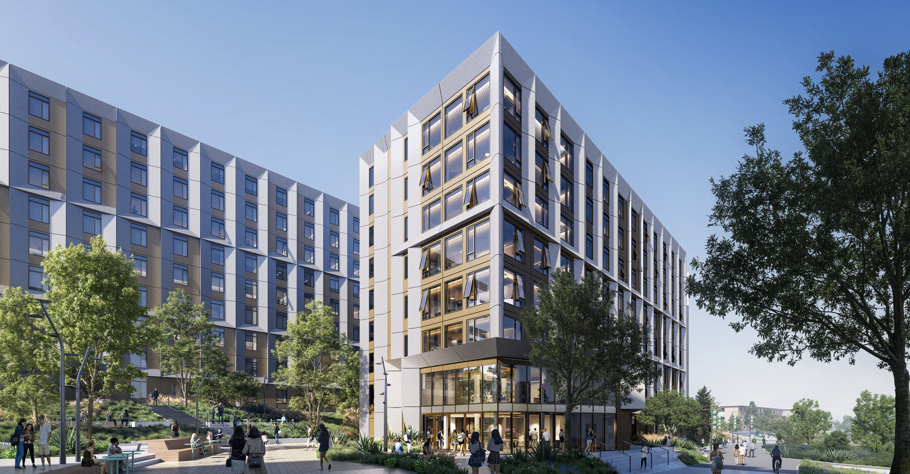 New student housing rendering.