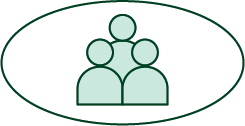Icon of 3 people
