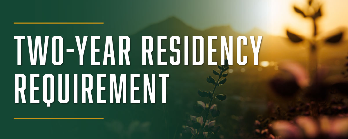 Two-Year Residency Requirement.