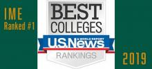 IME Ranked #1 By US News & World Report