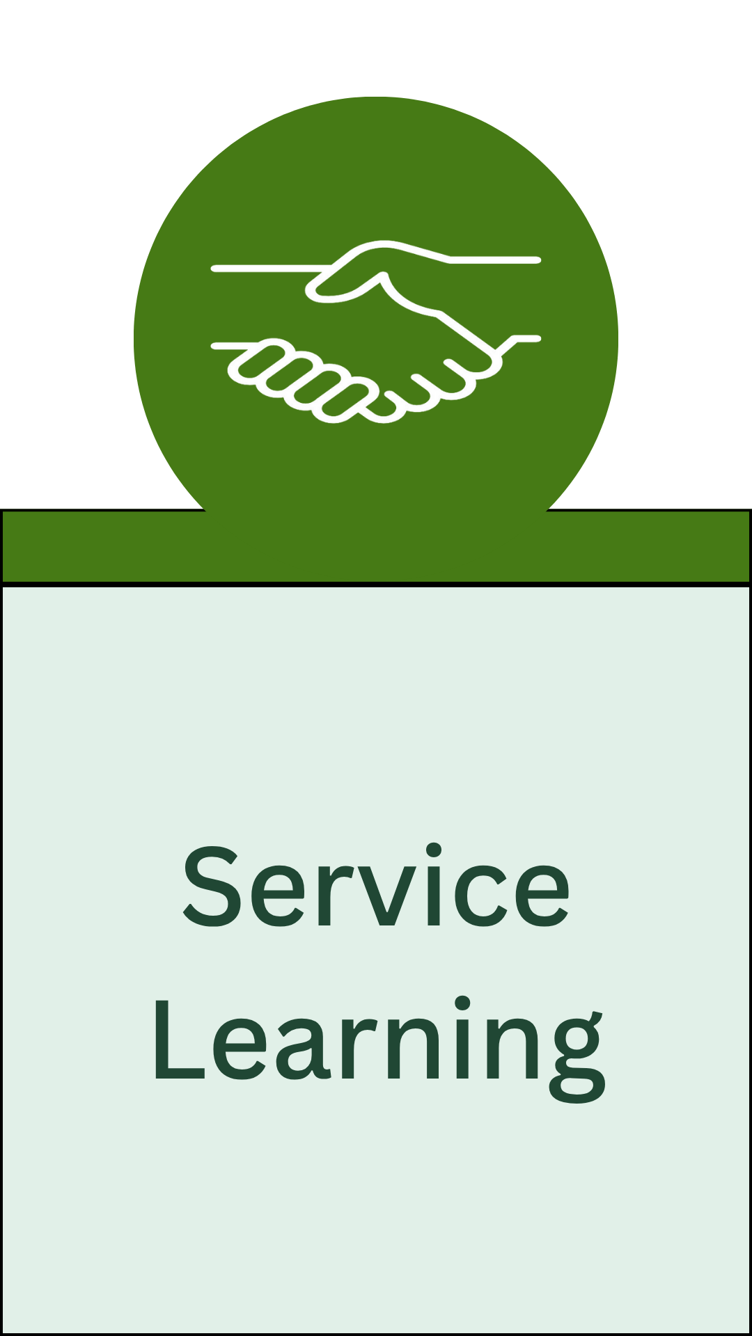 Click to jump down to Service Learning
