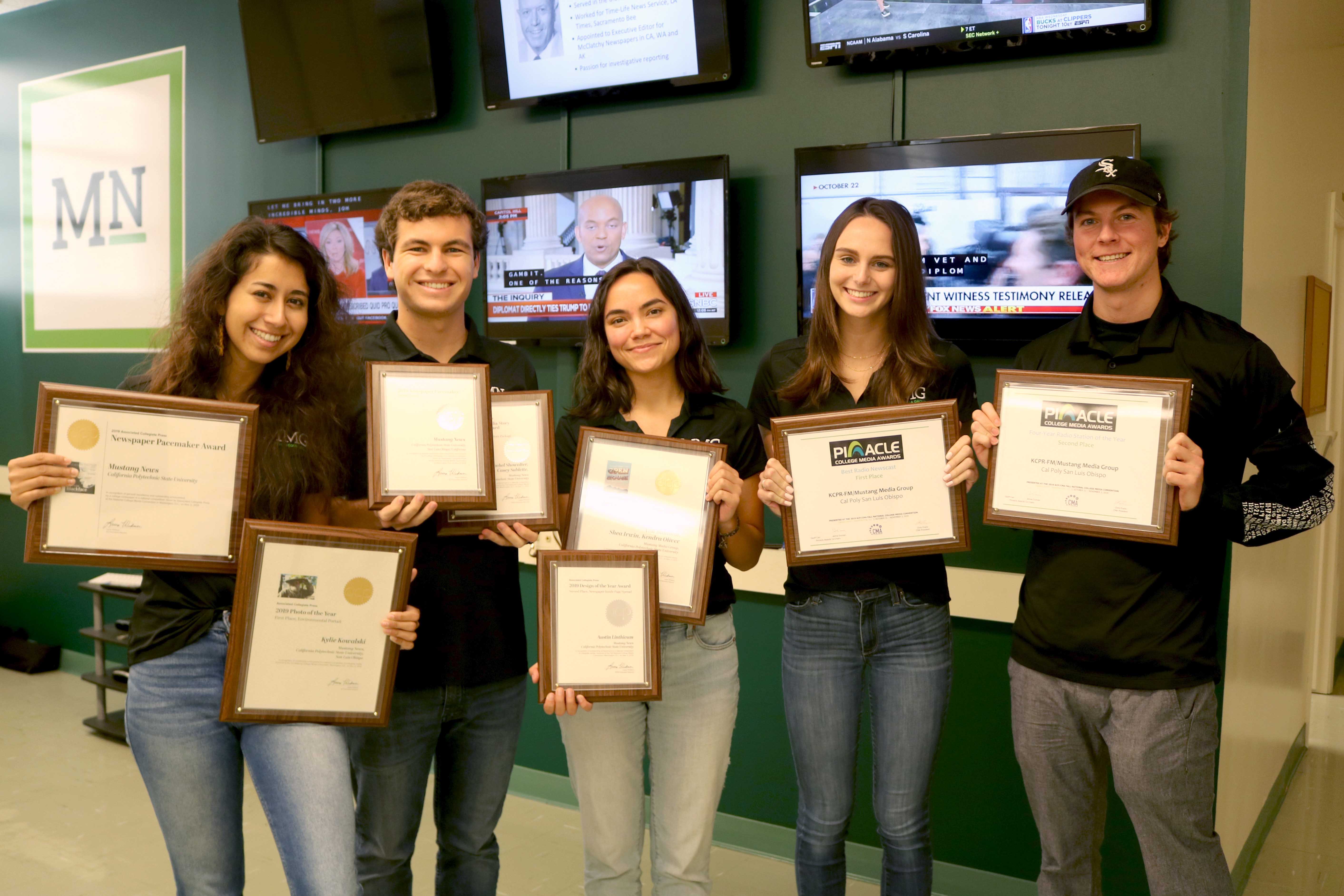 ACP/CMA award winners from Cal Poly