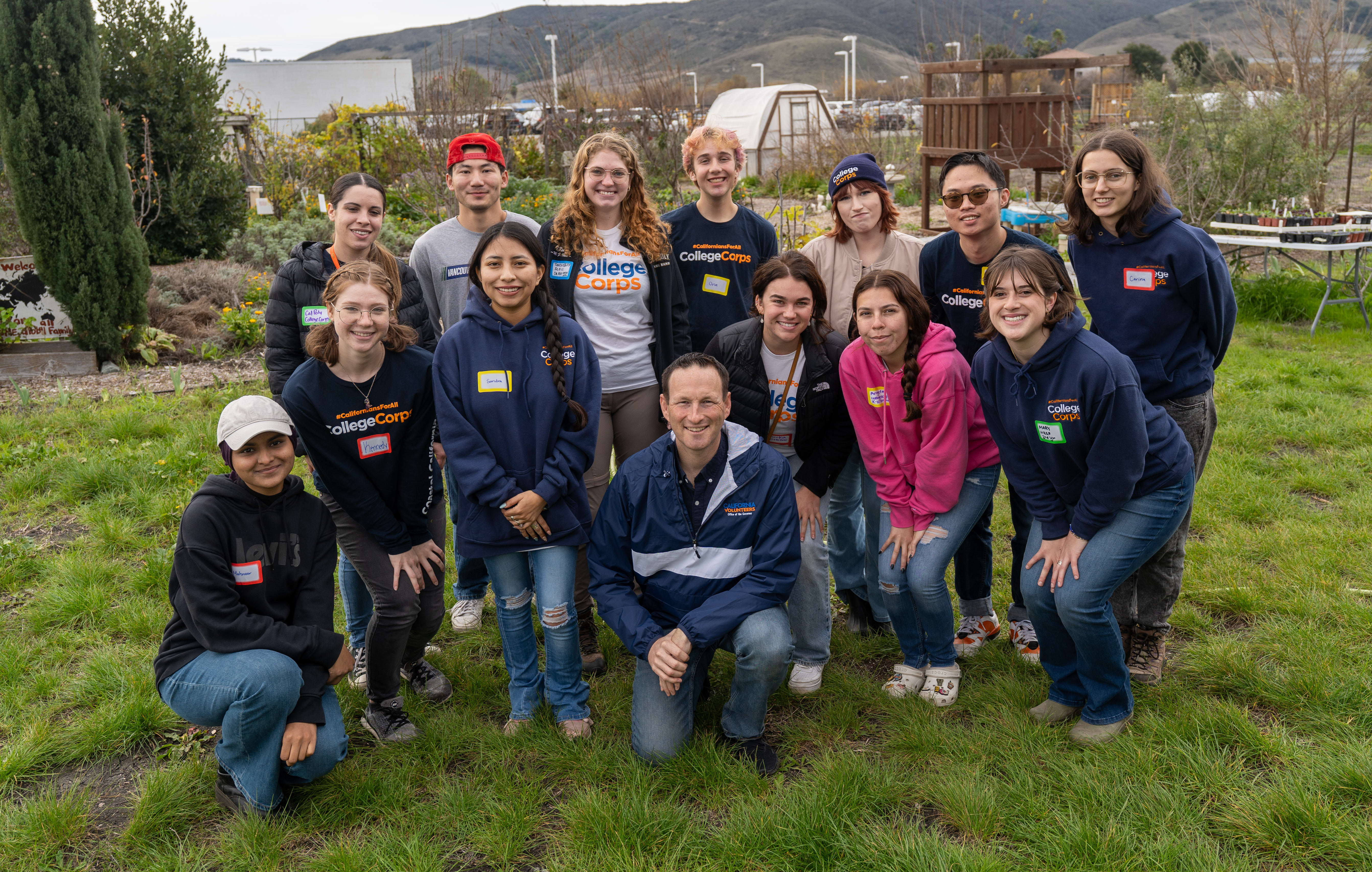 College Corps fellows with community partners