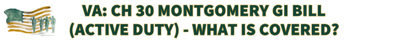 CH 30 WHAT IS COVERED
