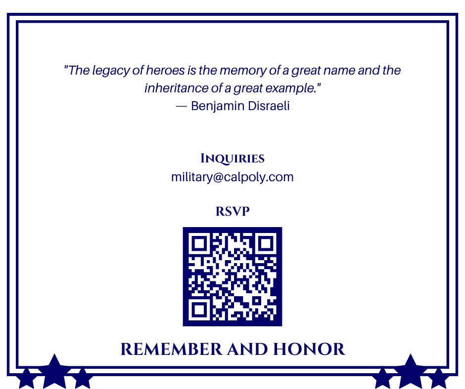 Memorial Day Ceremony Invitation